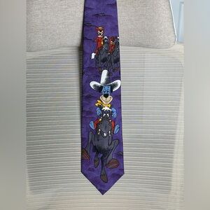 Vintage Tie Looney Tunes Necktie Yogi Bear Huckleberry Hound Hannah Barbera